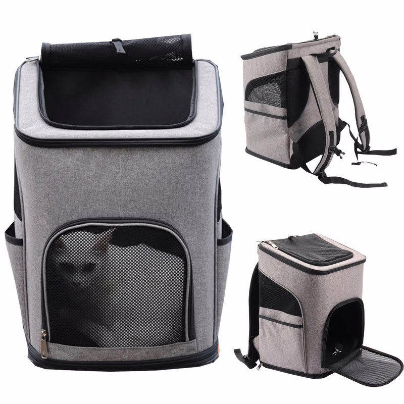 Oxford cloth large capacity shoulder breathable pet backpack
