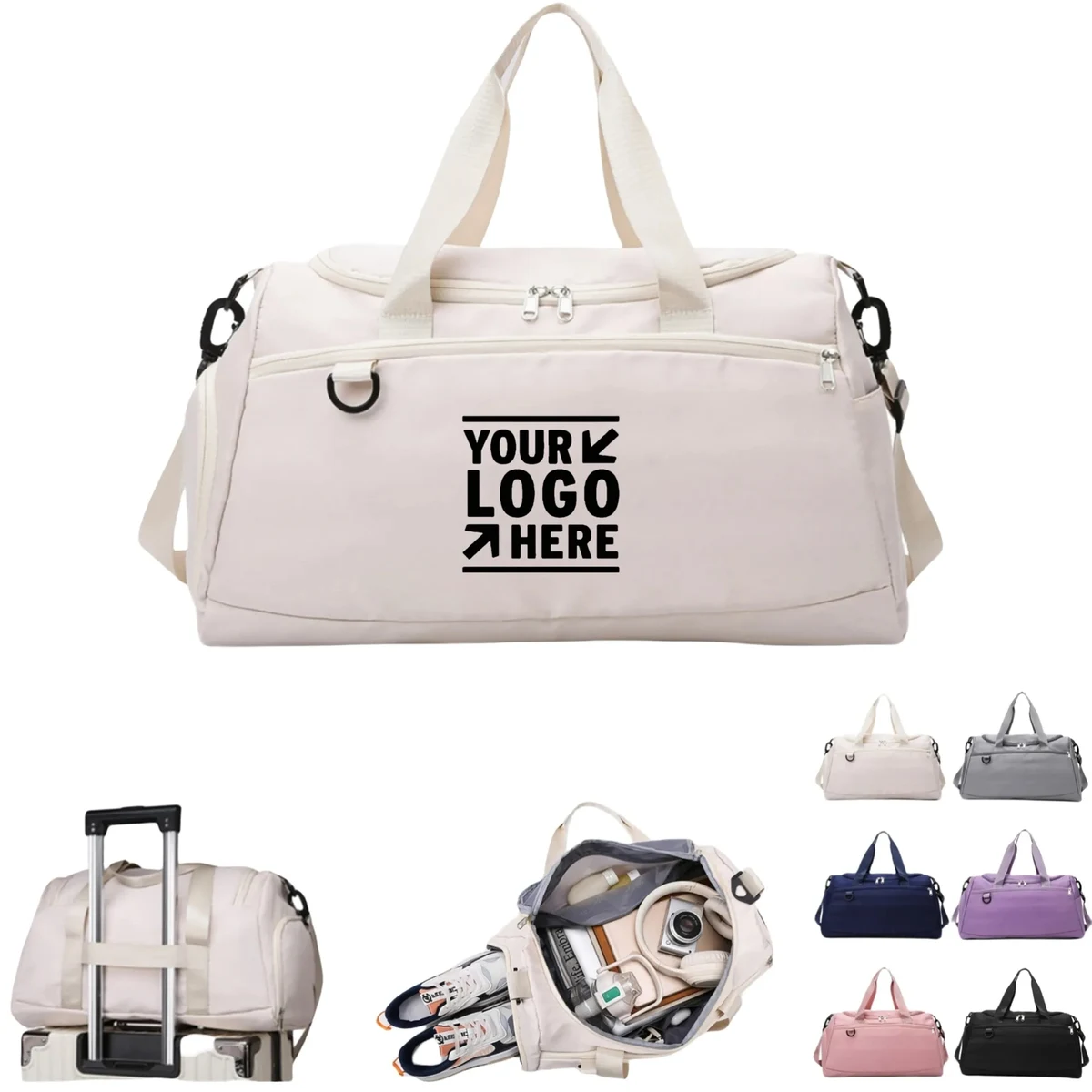 Travel Duffel Bag with Wet Pocket 1