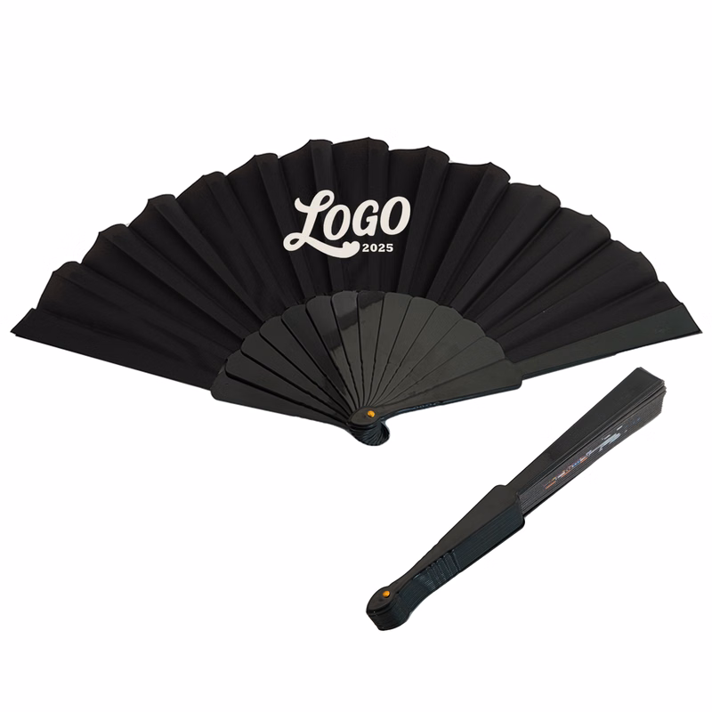 Lightweight Plastic Handheld Fan With Nylon Fabric