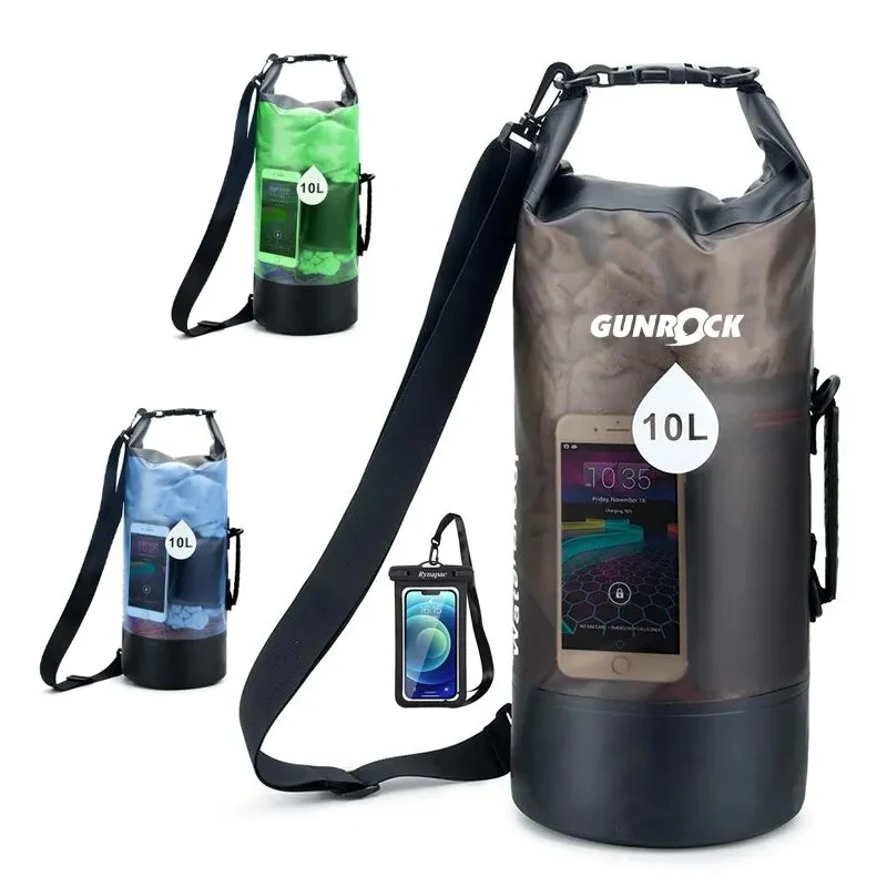 PVC Waterproof Bucket Swimming Beach Bag Hiking Raft 1
