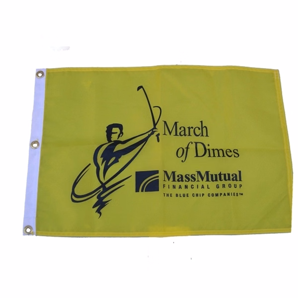 Golf Flag, 14" x 20", with 3 grommets