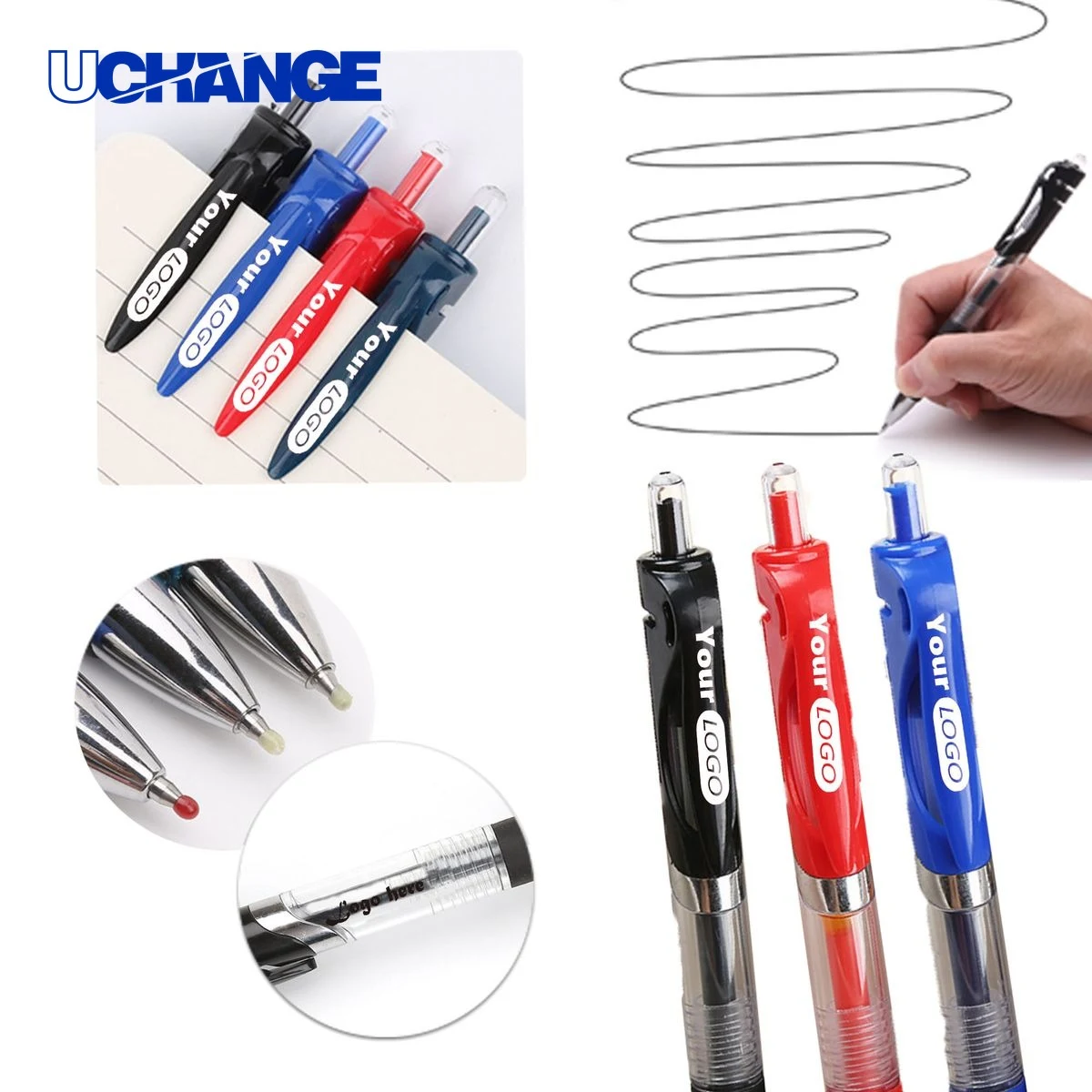 0.5mm Business Signature Pen, custom pen with logo imprint 1