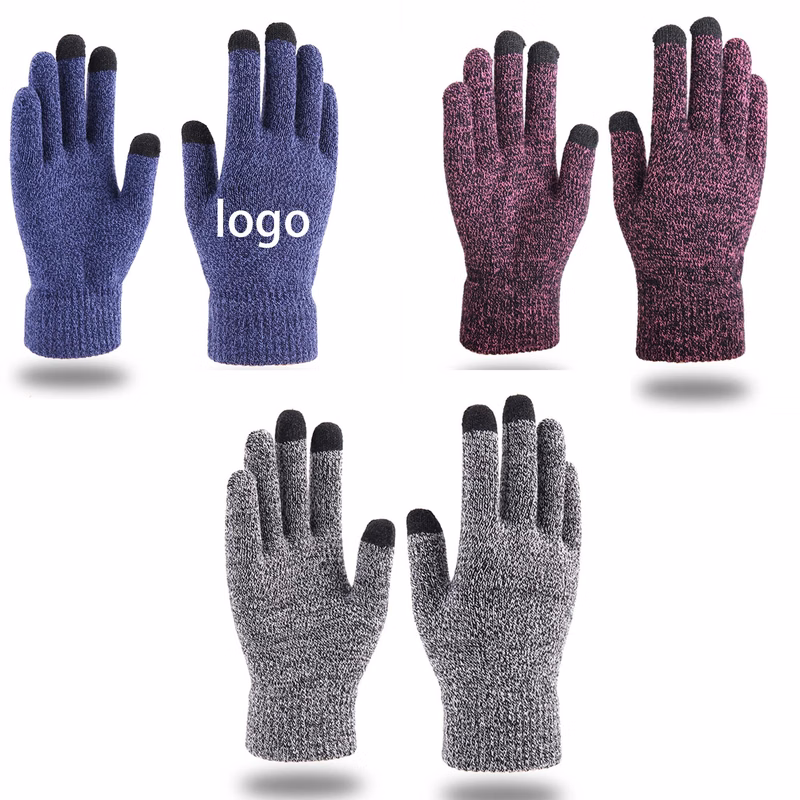 Winter Touch Screen Knitted Gloves