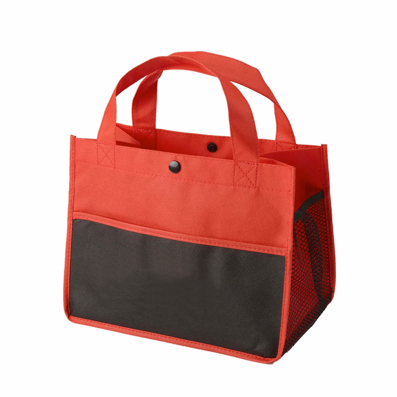 Mini Non-Woven Lunch Tote Bag With Snap Button