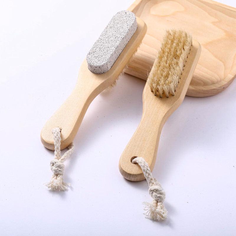Foot Brush & Pumice Stone with Handle