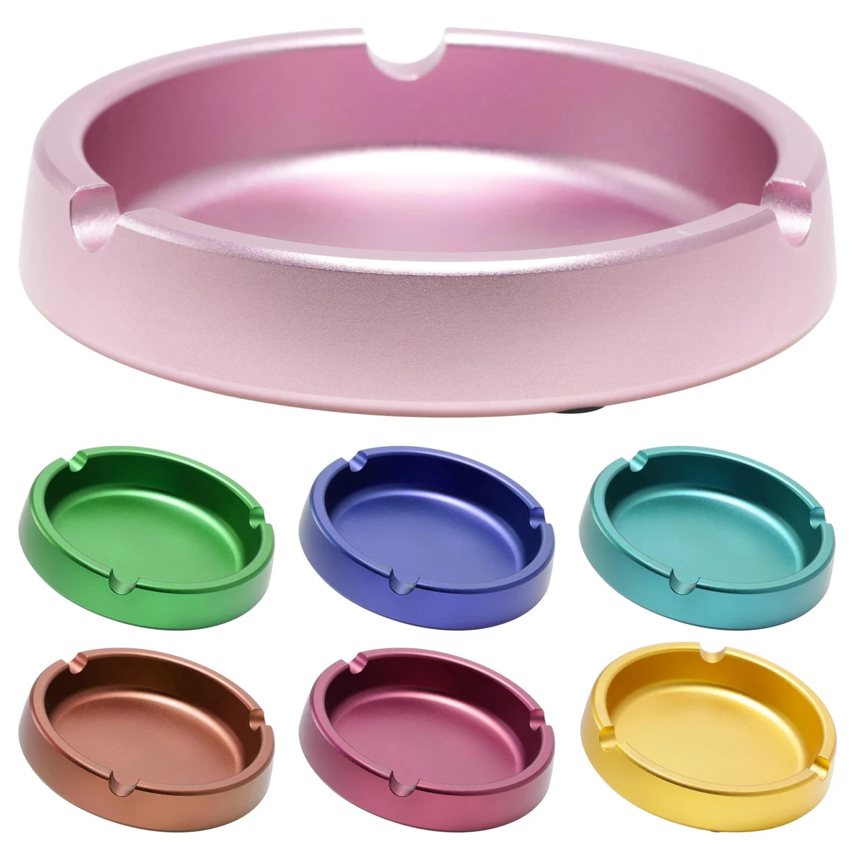 100 mm Aluminum Alloy Metal Ashtray 1