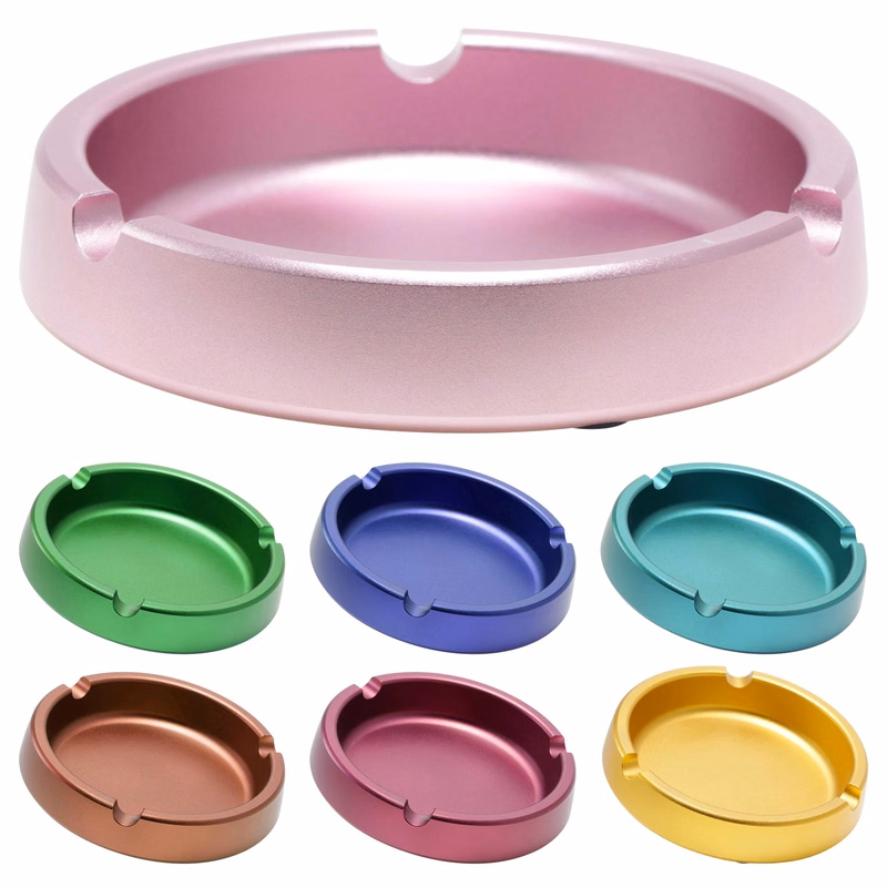 100 mm Aluminum Alloy Metal Ashtray