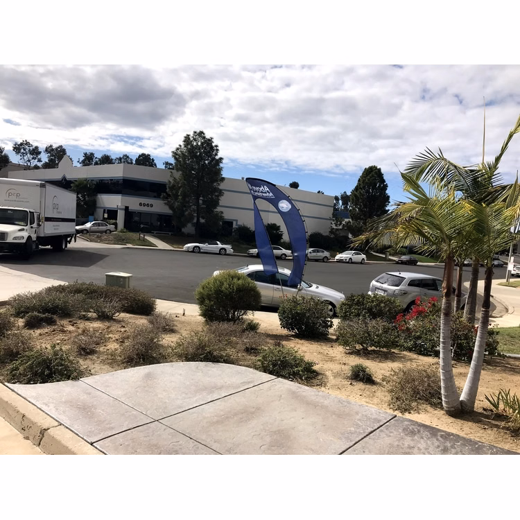 Giant Location Pin, Unique Outdoor Pinpoint Flag