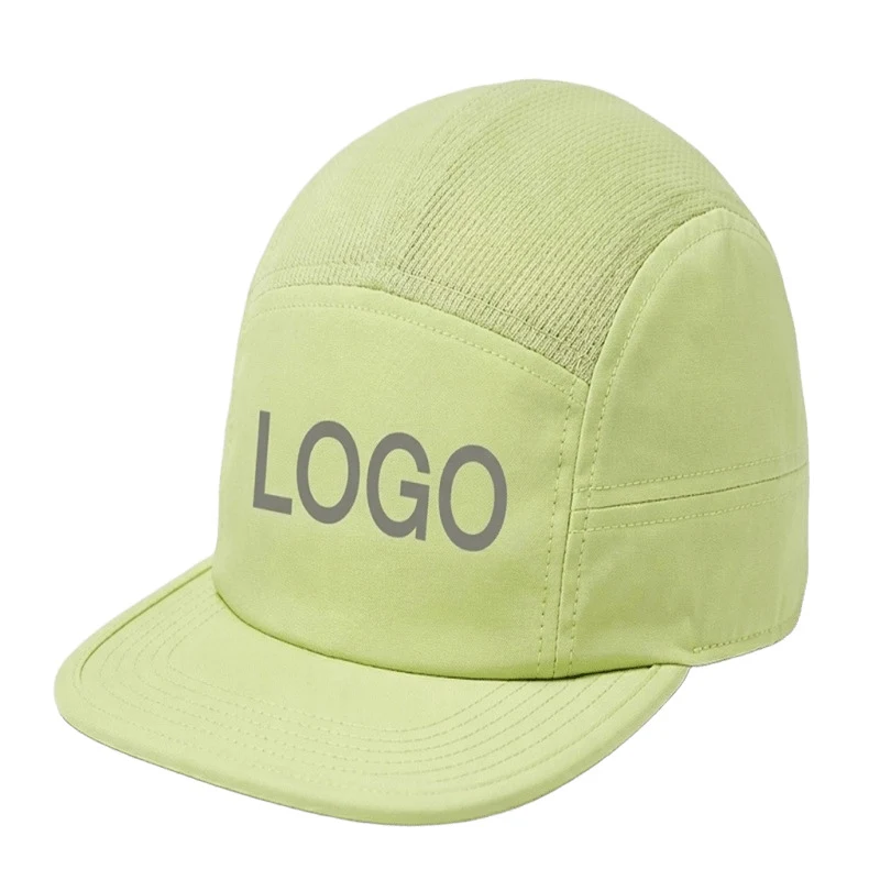 5 Panel Performance Running Cap W/ Mesh Top 1