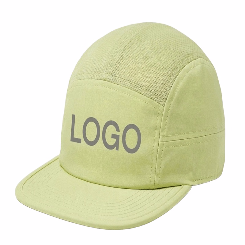 5 Panel Performance Running Cap W/ Mesh Top