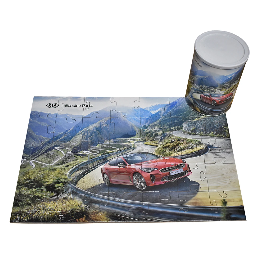 35 Pieces - 11" X 16" - Large Puzzle in Can 1
