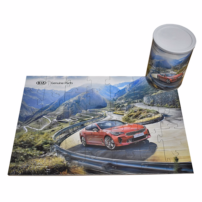 35 Pieces - 11" X 16" - Large Puzzle in Can