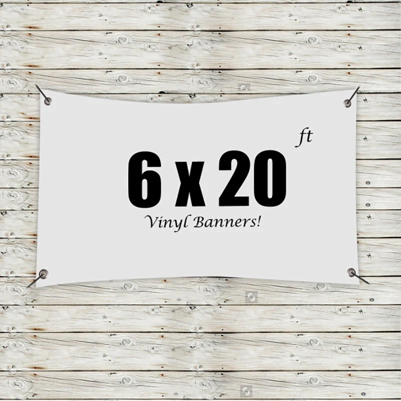 Custom 6' x 20' Vinyl Banners 1