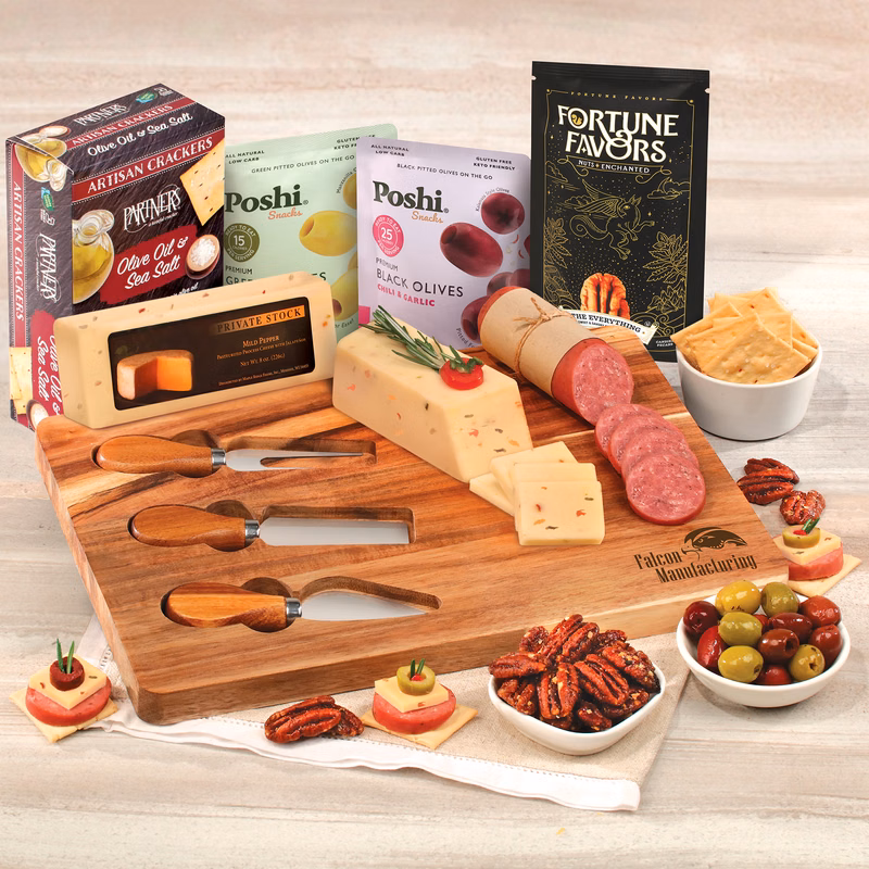 Shelf Stable Sophisticated Service Charcuterie Board