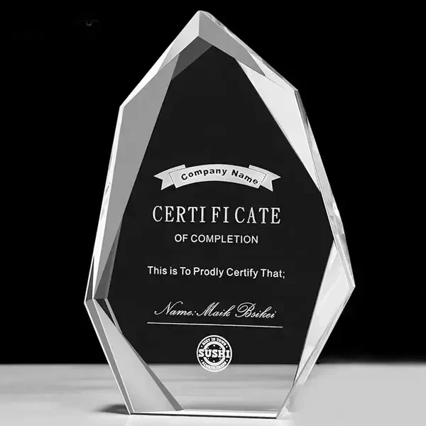Faceted Crystal Iceberg Peak Award 1