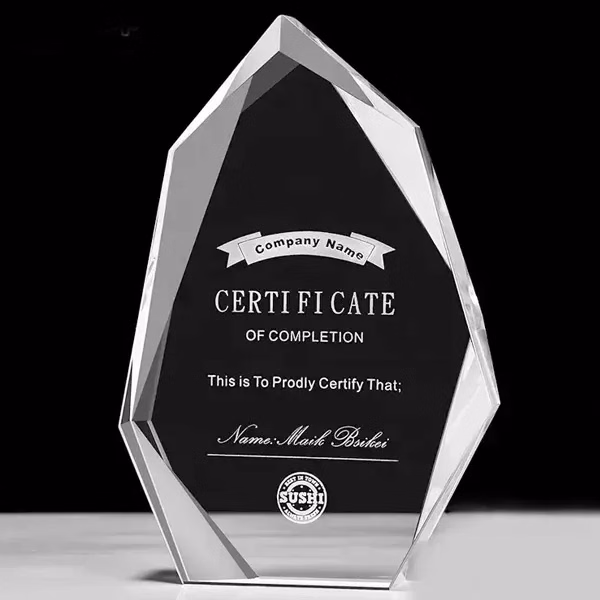 Faceted Crystal Iceberg Peak Award
