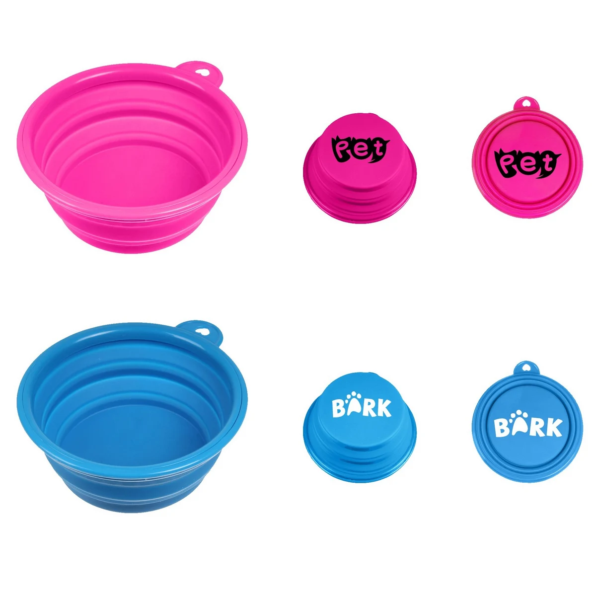 Collapsible Silicone Pet Bowl - 12 oz. 1