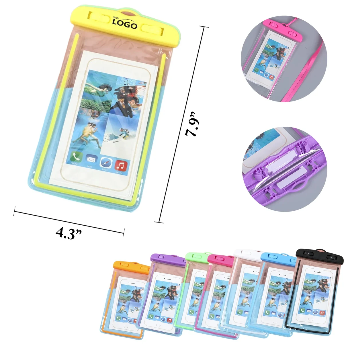Glow Neck Waterproof Phone Pouch 1