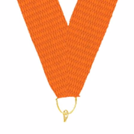 0.875" x 30" Orange Gold Snap Clip Stock