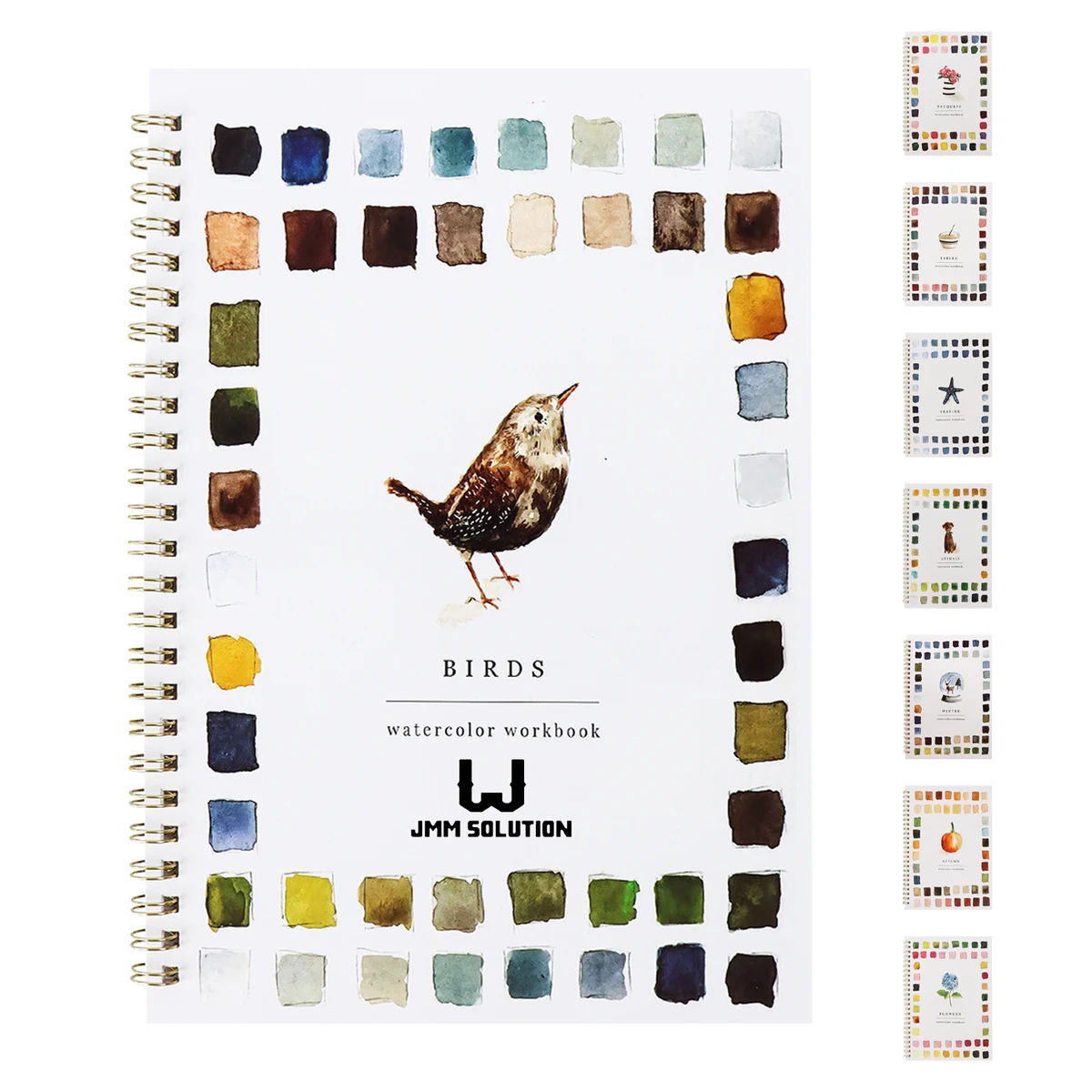 Watercolor Paper Coloring Painting Book 1