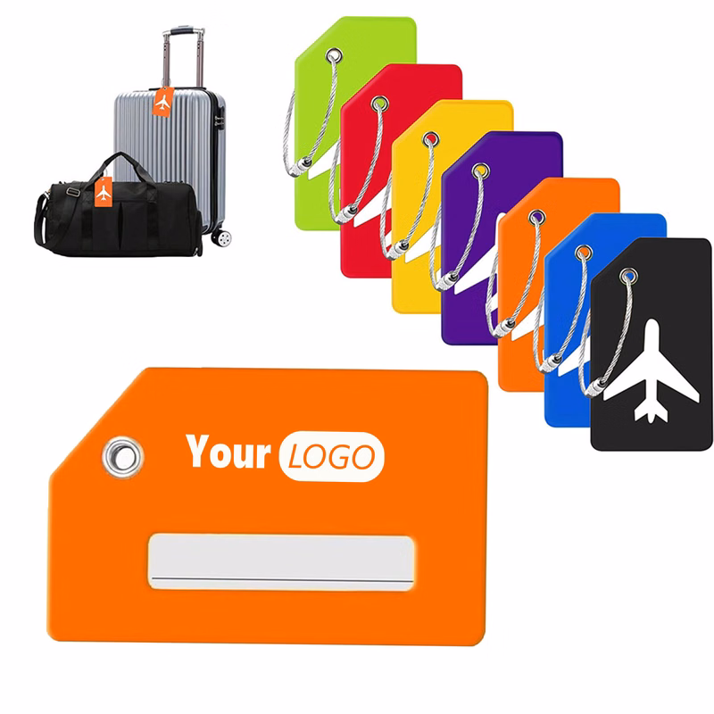 Durable Silicone Baggage Tag MOQ 50 PCS