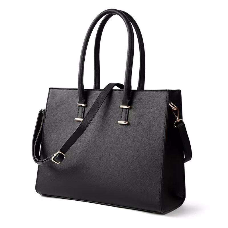 Premium PU Leather Laptop Tote