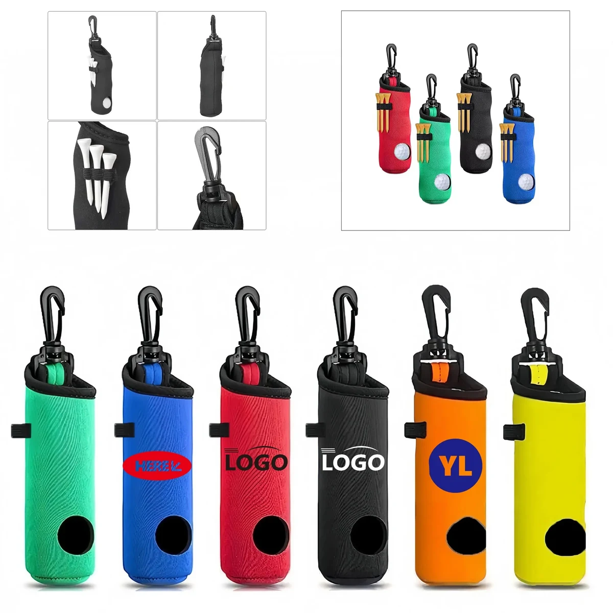 Portable Diving Material Golf Ball Storage Bag Free Shipping 1