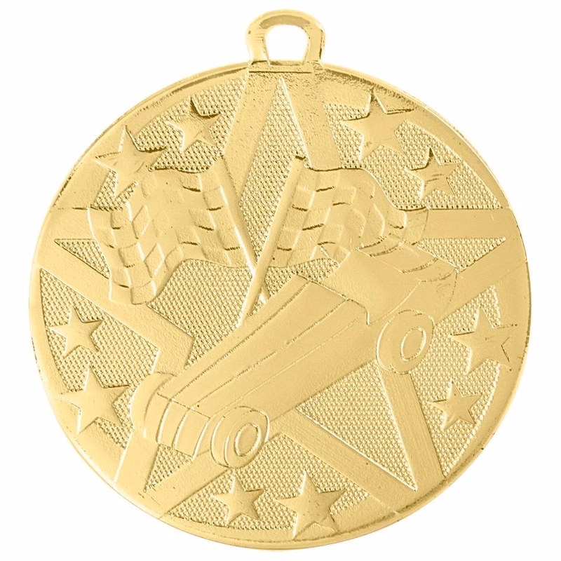 2" Bronze Superstar Pinewood Derby Medal