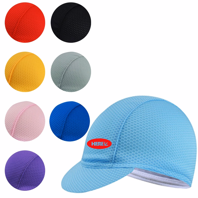 Lycra Mesh Fabric Sweat Wicking Cycling cap