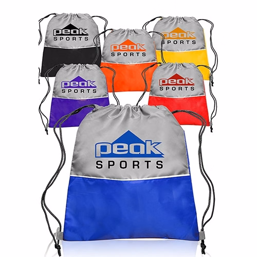 Easy-Go Drawstring Backpack - 14" W x 16"H