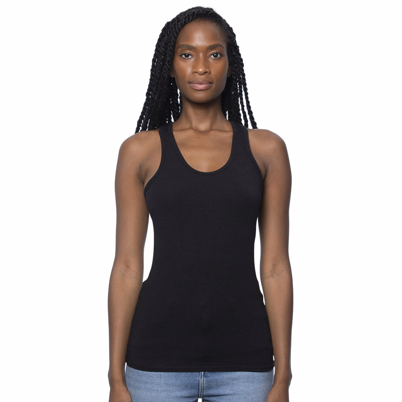 Viscose Bamboo Organic Combed Spandex Racer Tank