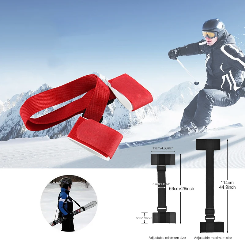 Ski Straps - Hook and Loop 1