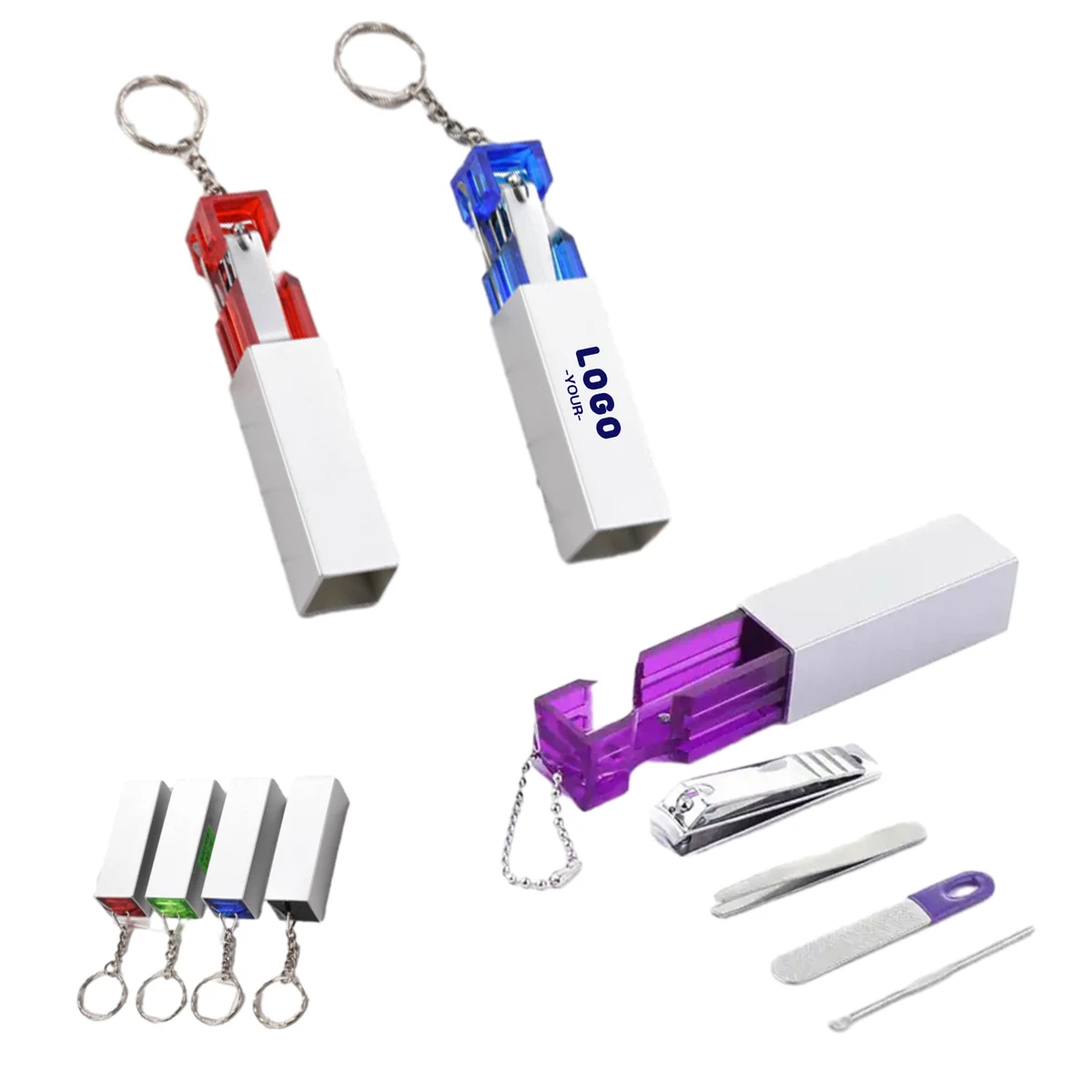 Portable Manicure Set Keychain 1