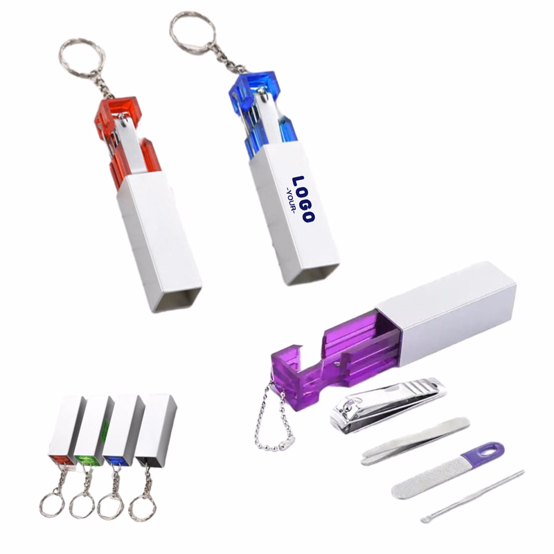 Portable Manicure Set Keychain