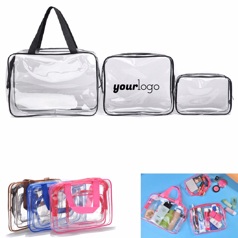 Large Capacity Clear PVC Cosmetic Organizer