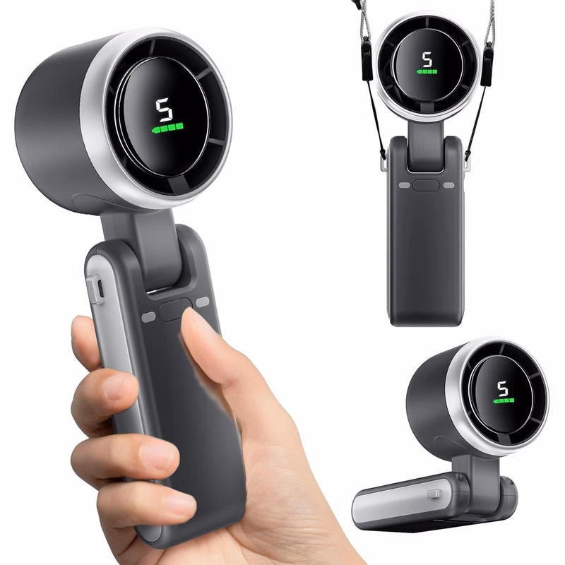 10000mAh Foldable Powerful Winds Turbo Fan