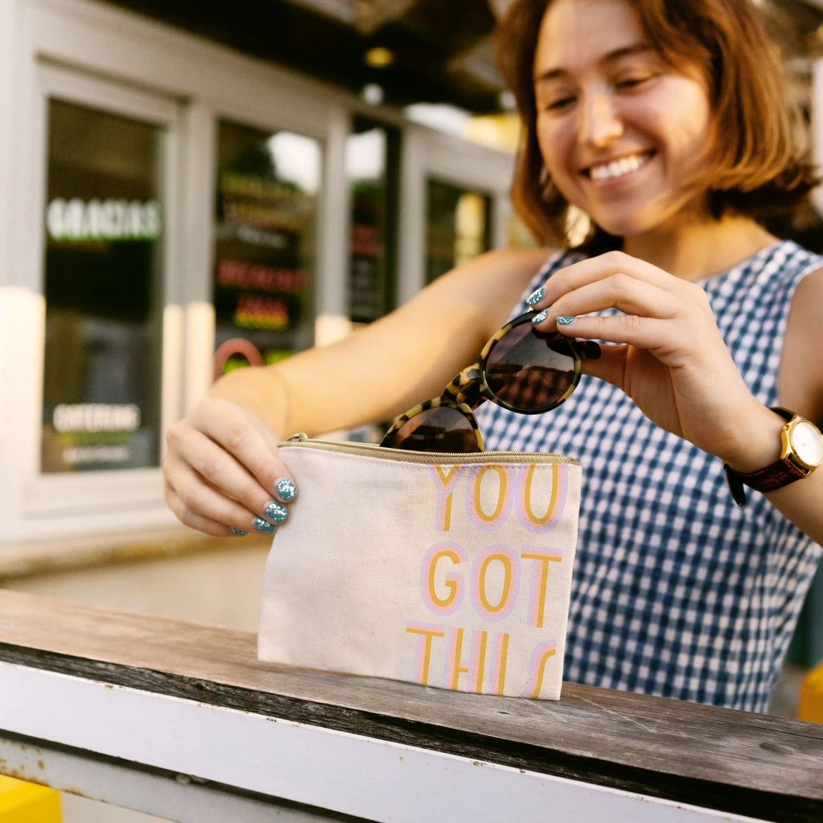 POPTART POUCH - NATURAL CANVAS 1