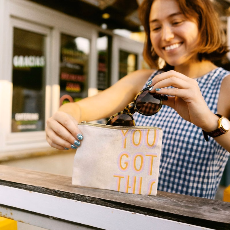 POPTART POUCH - NATURAL CANVAS