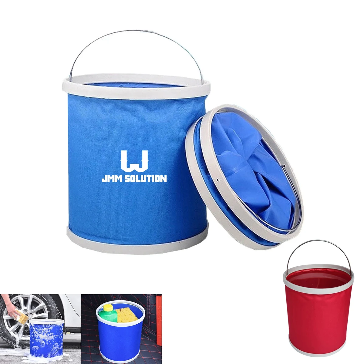 Collapsible Portable Bucket Folding Water Container 1