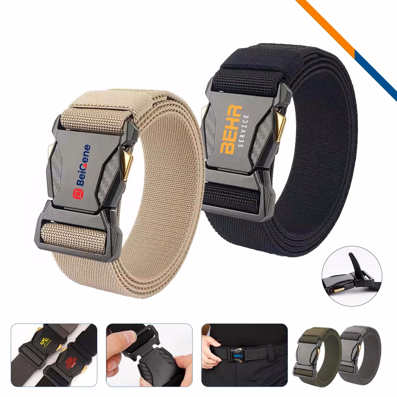 Lifirm Men Adjustable Plastic Buckle Tactical Belt