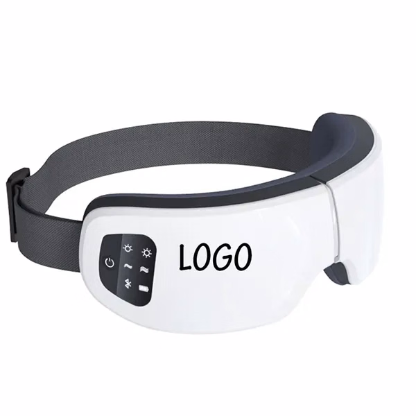 Eye Massager with Heat Airbag Acupressure Bluetooth Music for Work, School and Travel
