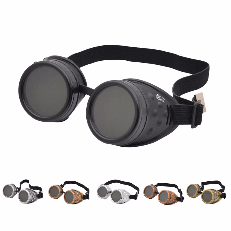 Adjustable Cosplay Fashion Vintage Steampunk Goggles