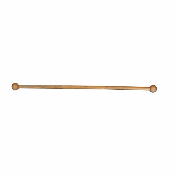16.5" Wood Crossbar with Gold Ball Ends No Loop