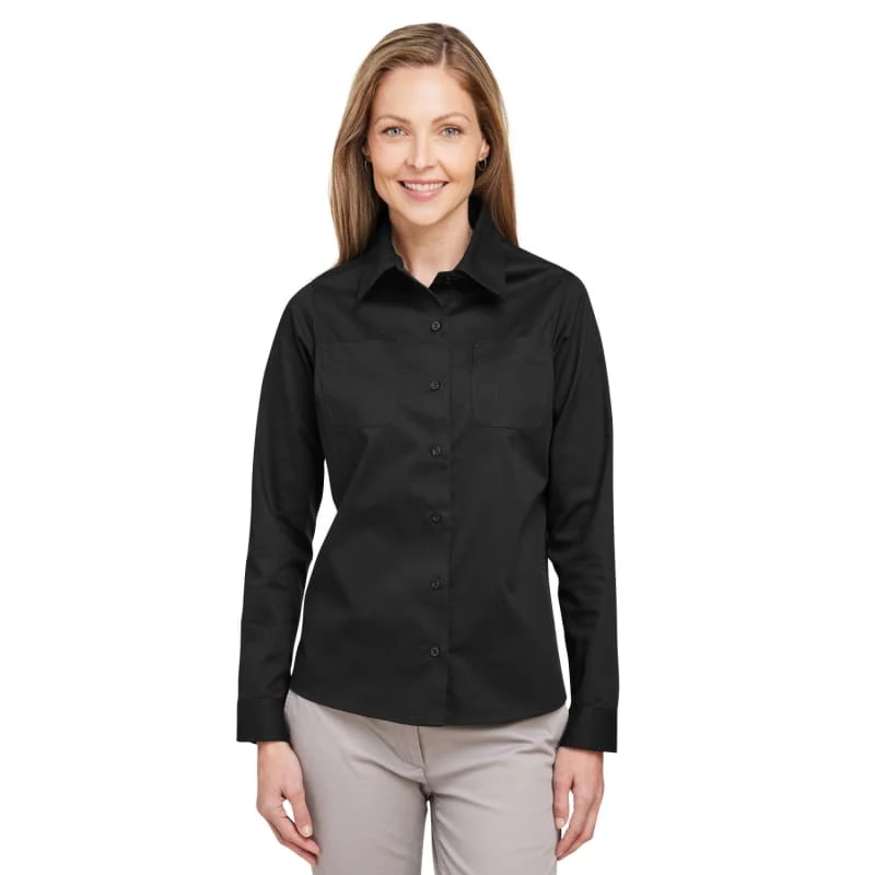 Harriton Ladies' Advantage IL Long-Sleeve Workshirt 1