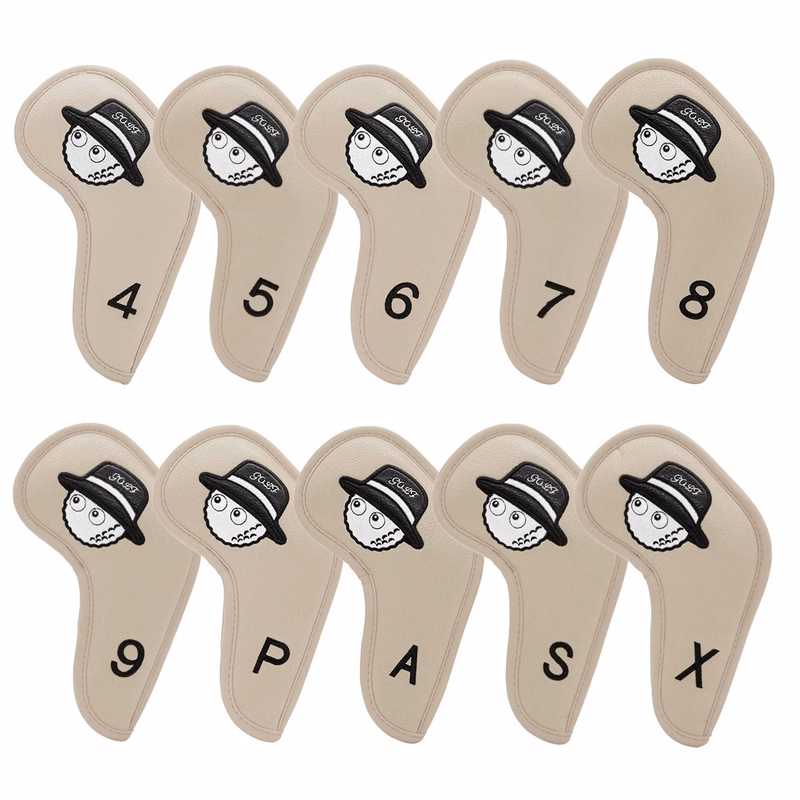 Leather Golf Head Covers Set for Iron