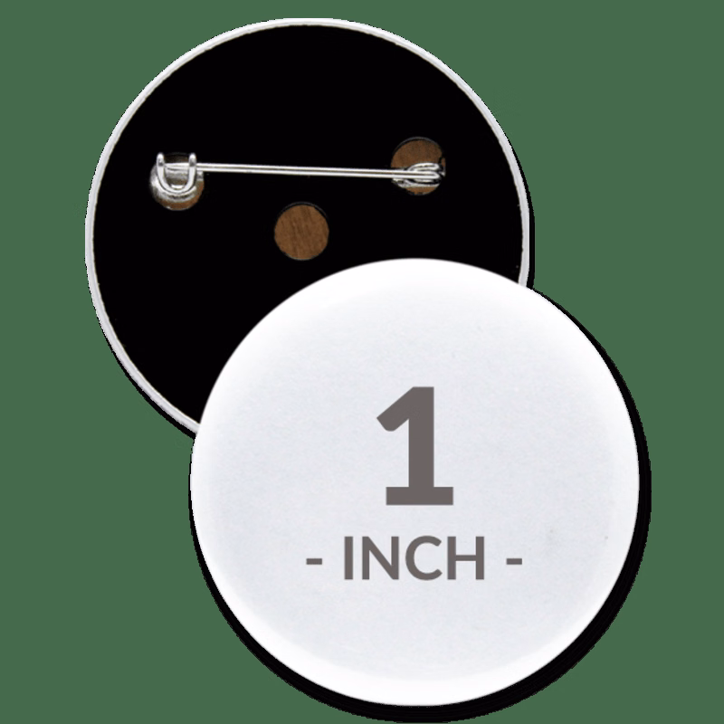 1 Inch Round Custom Buttons
