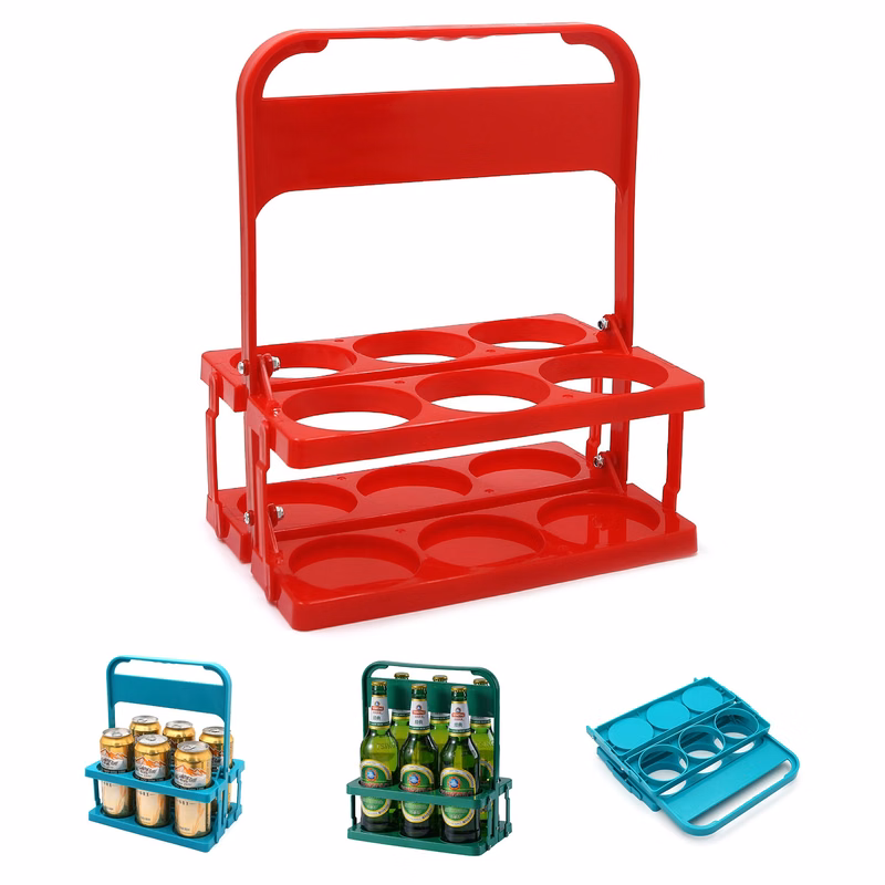 Collapsible Drink Carrier with Handle