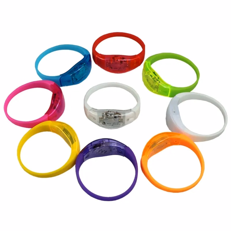 Glowing silicone bands for party concerts