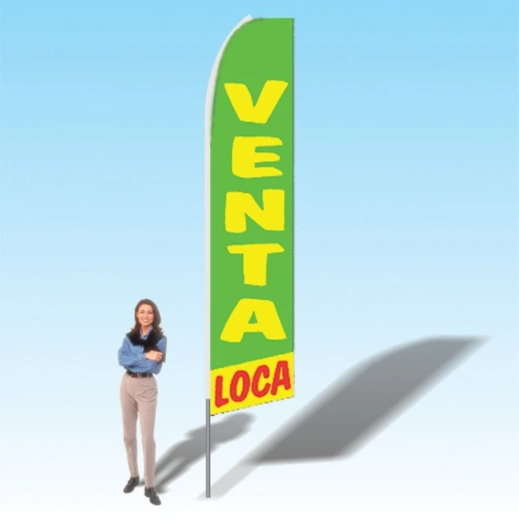 15FT Venta Loca Crazy Sale Advertising Banner Flag 1