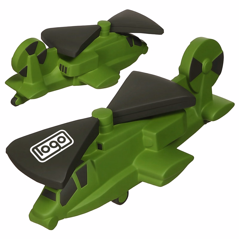 PU Foam Military Helicopter Stress Reliever Toys